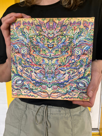 Psychedelic Mandala Canvas Prints