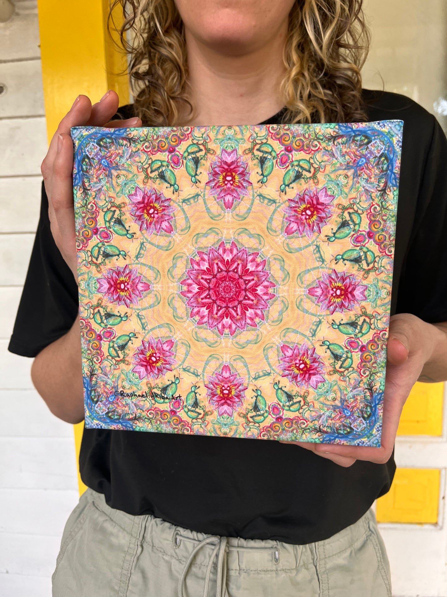 Psychedelic Mandala Canvas Prints