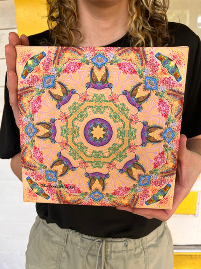 Psychedelic Mandala Canvas Prints