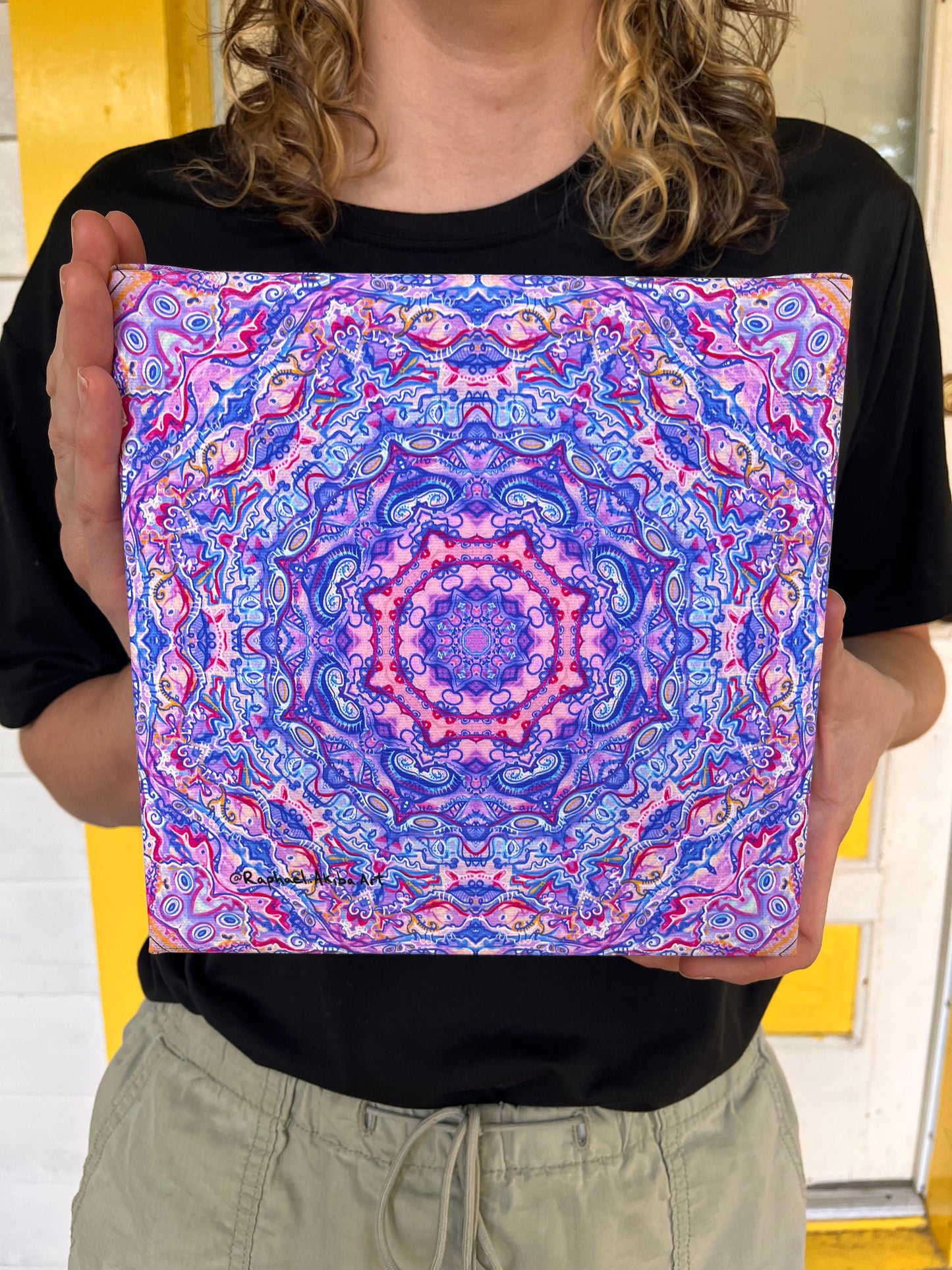 Psychedelic Mandala Canvas Prints